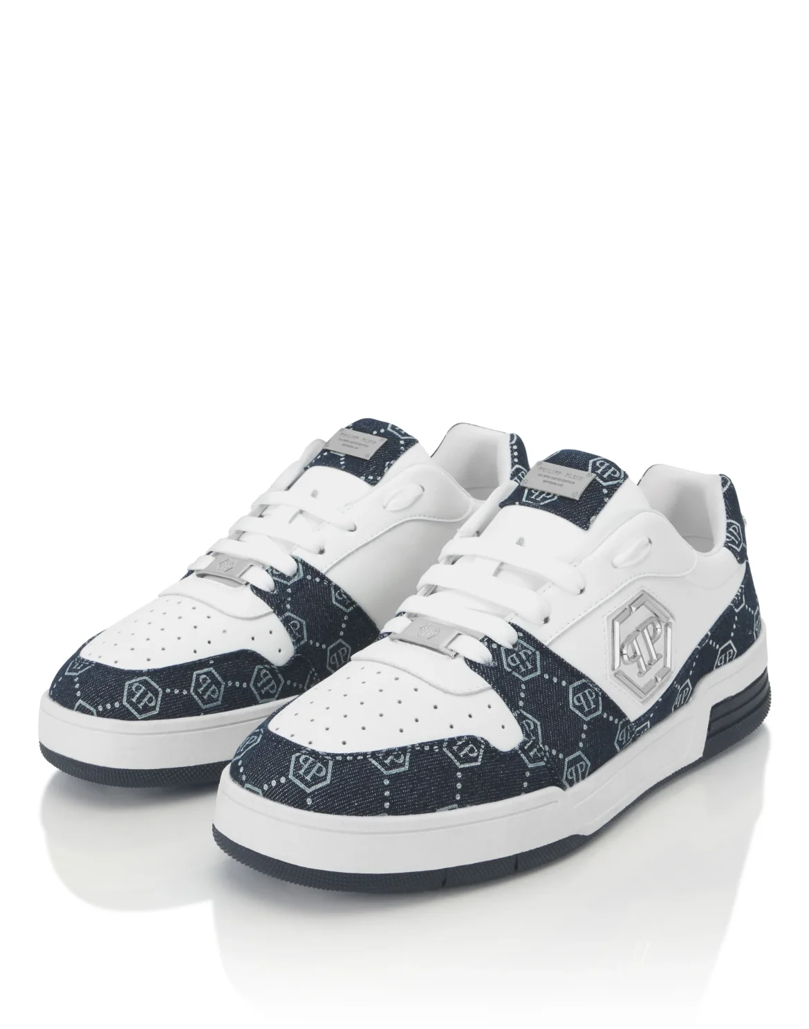 Low-Top Sneakers P-Force Denim Monogram, цвет: Белый