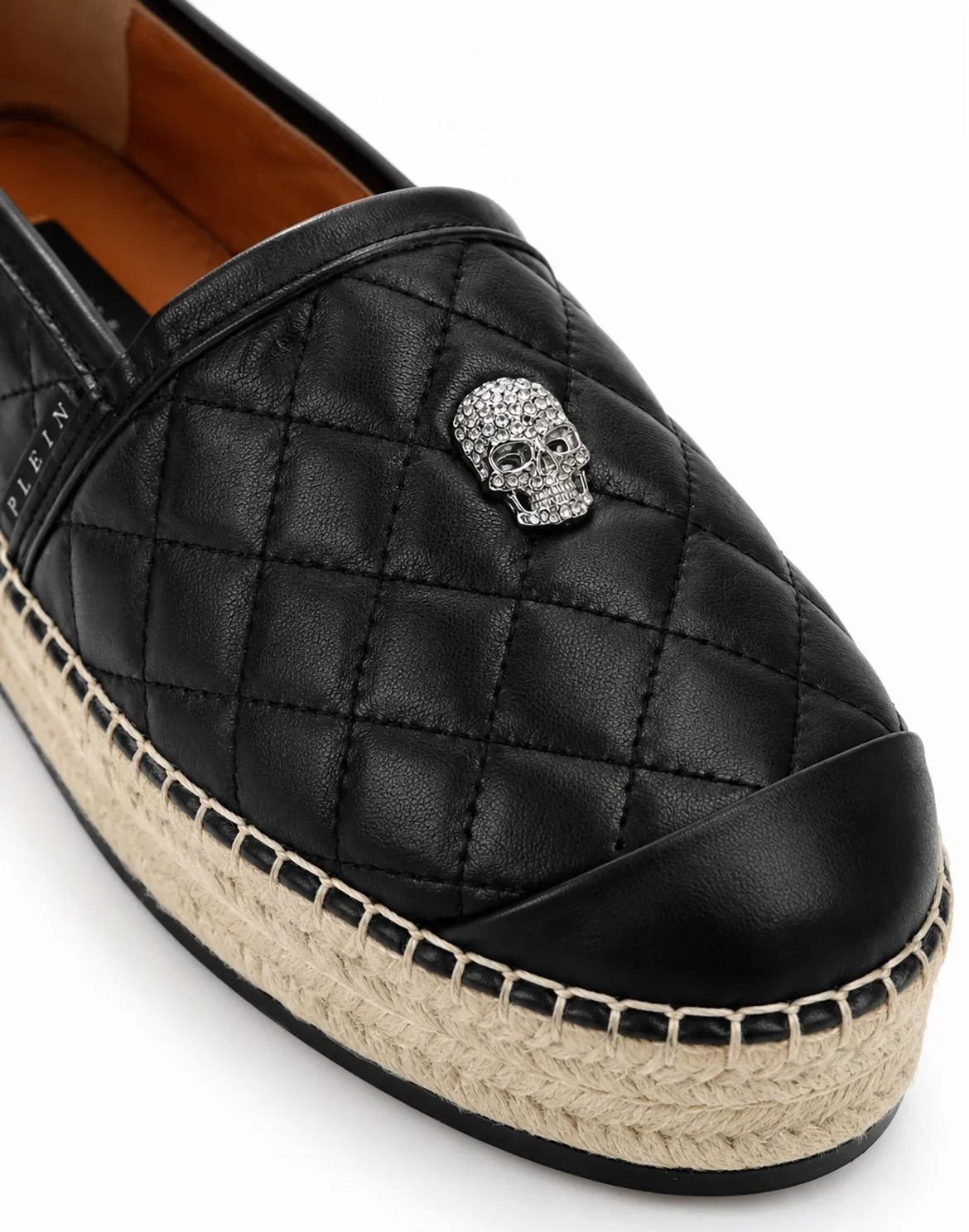 Espadrillas Matelasse Skull, цвет: Черный