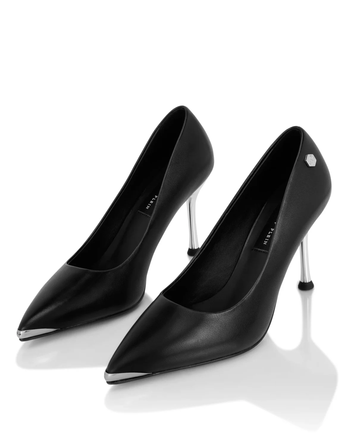 Nappa Decollete Hi-Heels Pump H110 Hexagon, цвет: Черный