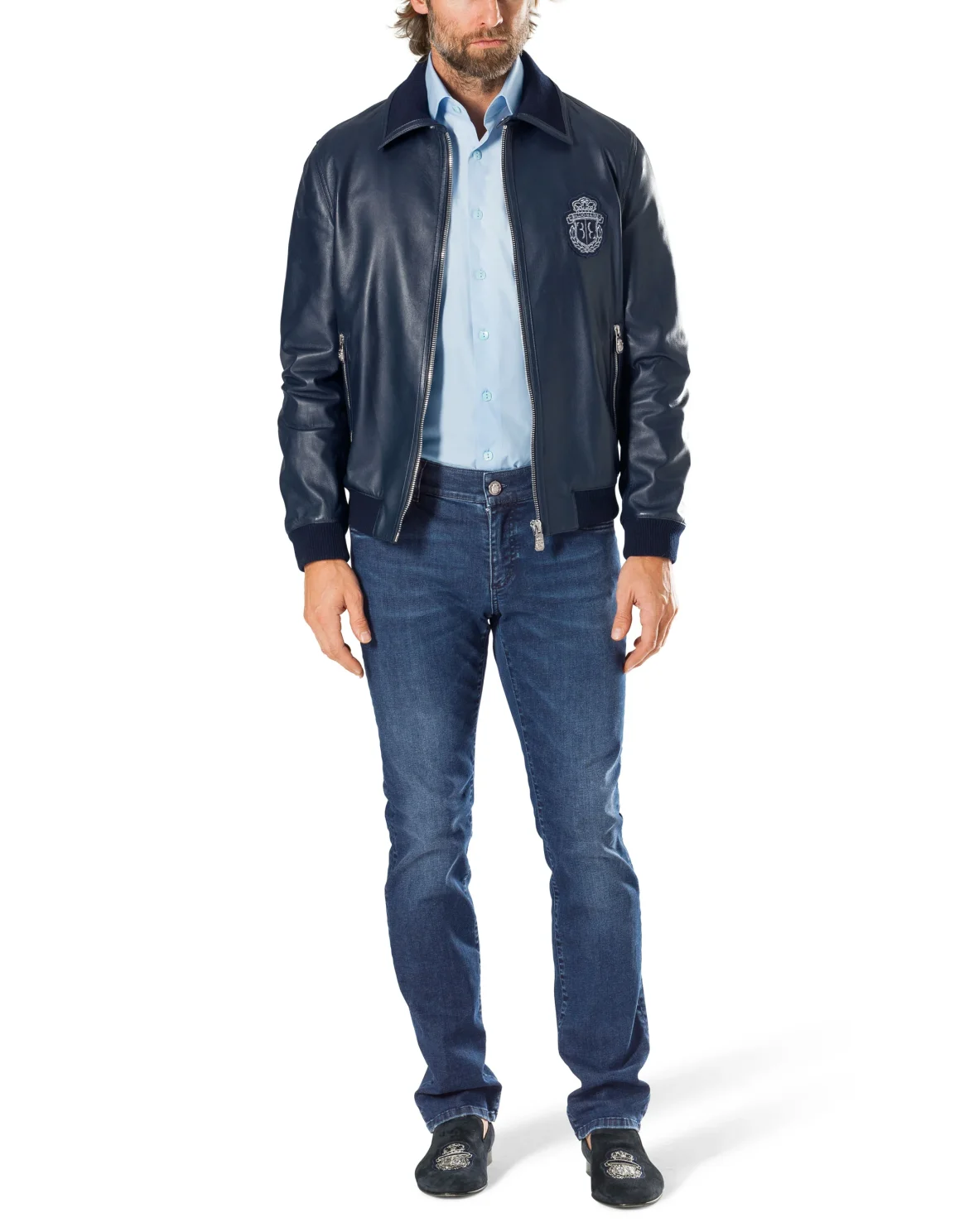 Super slim fit "Arliss", цвет: Синий