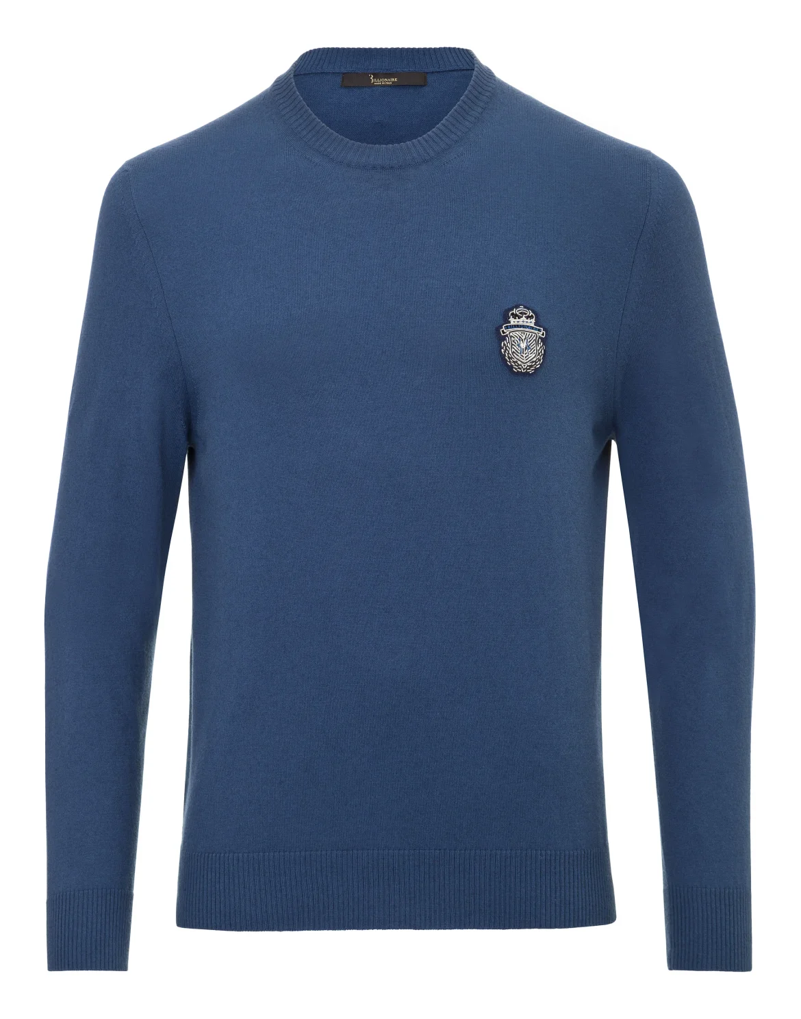 Pullover Round Neck LS "Out", цвет: Синий