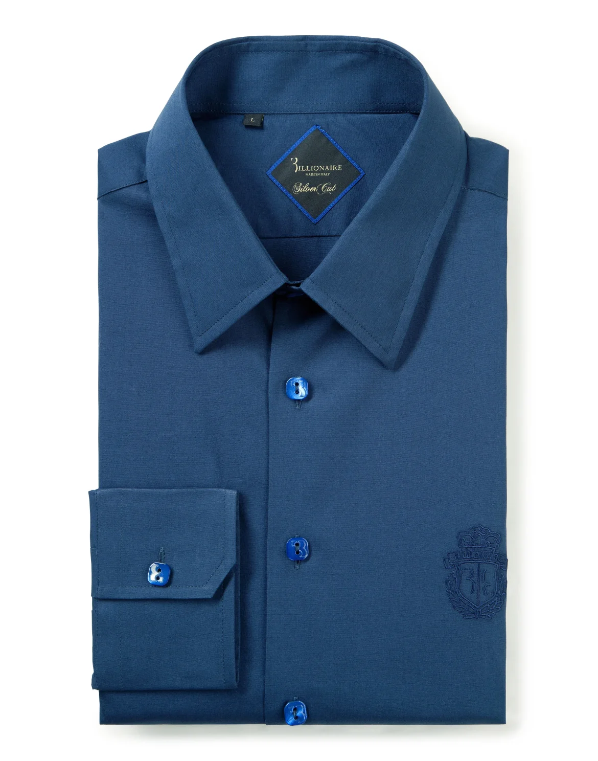 Shirt Diamond Cut LS "Krebbs", цвет: Синий