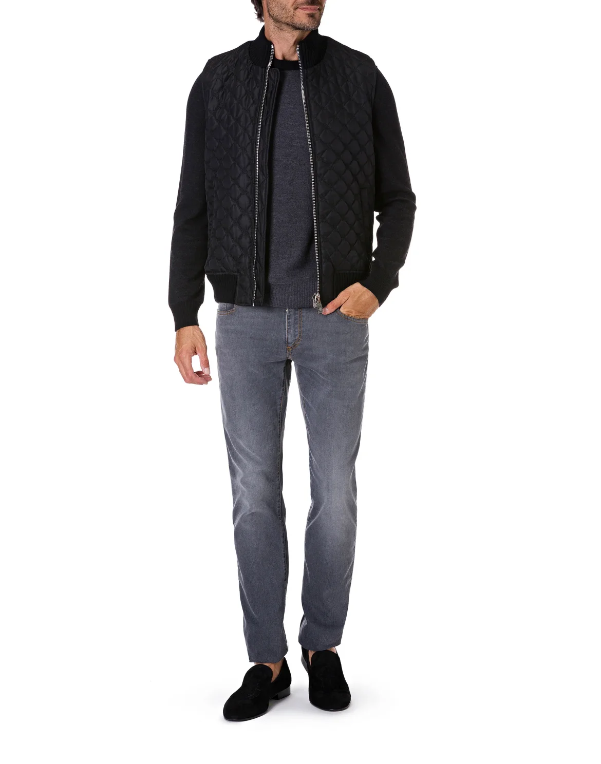 Slim Fit "Nicolas I", цвет: Серый