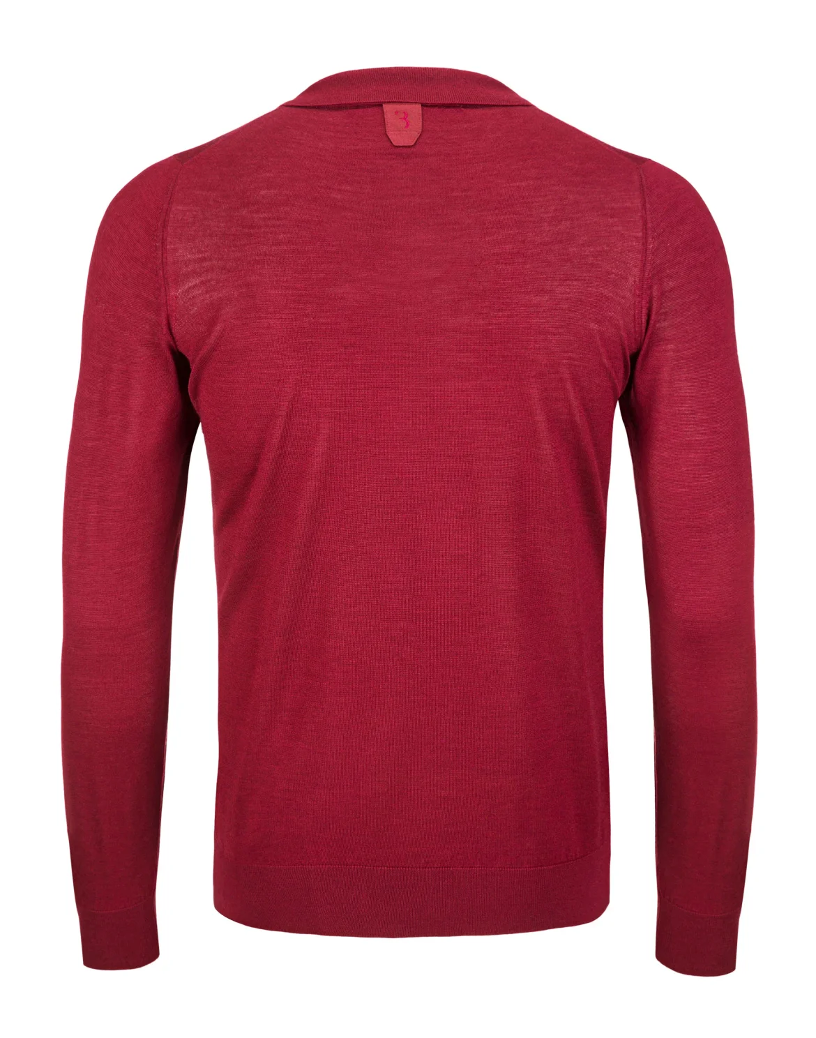 Pullover Polo-Neck LS "Cross", цвет: Красный