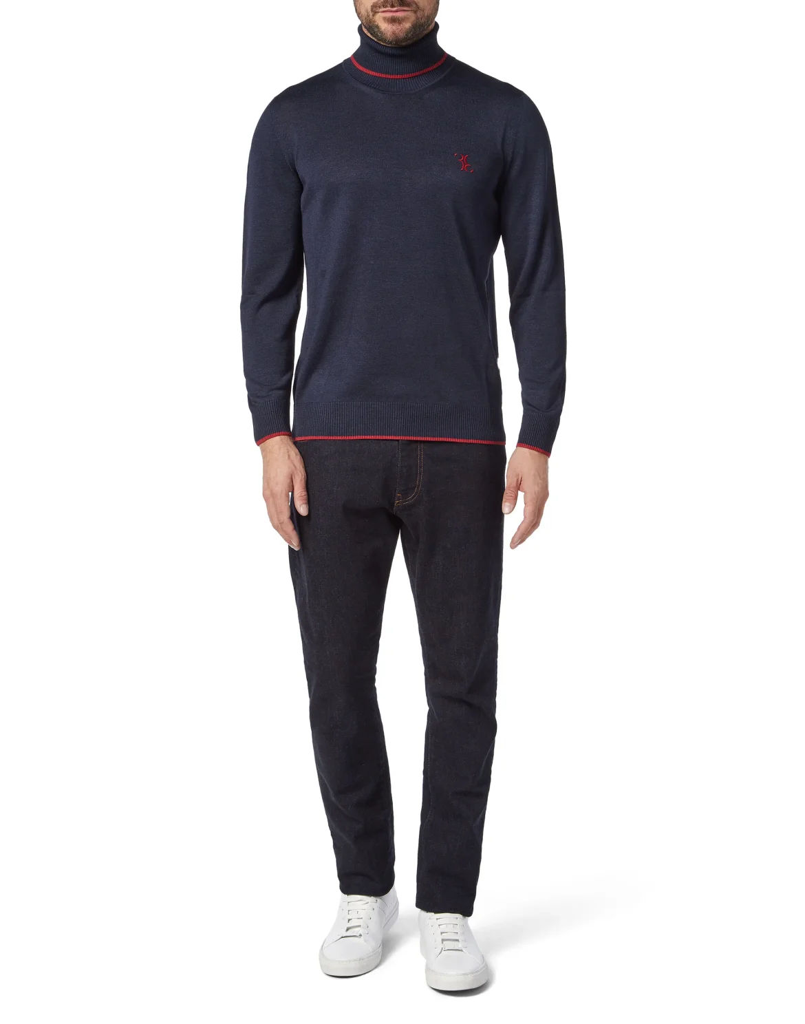 Turtle Neck LS "Eric", цвет: Синий