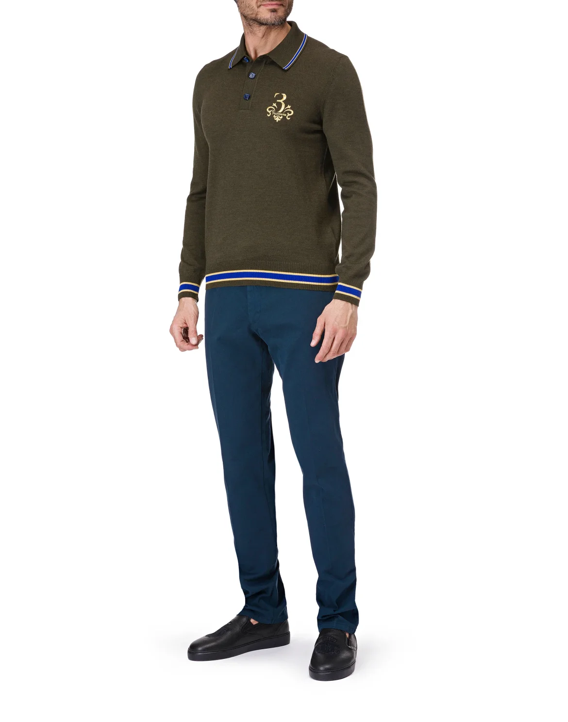 Pullover Polo-Neck LS "Gustav", цвет: Камуфляж