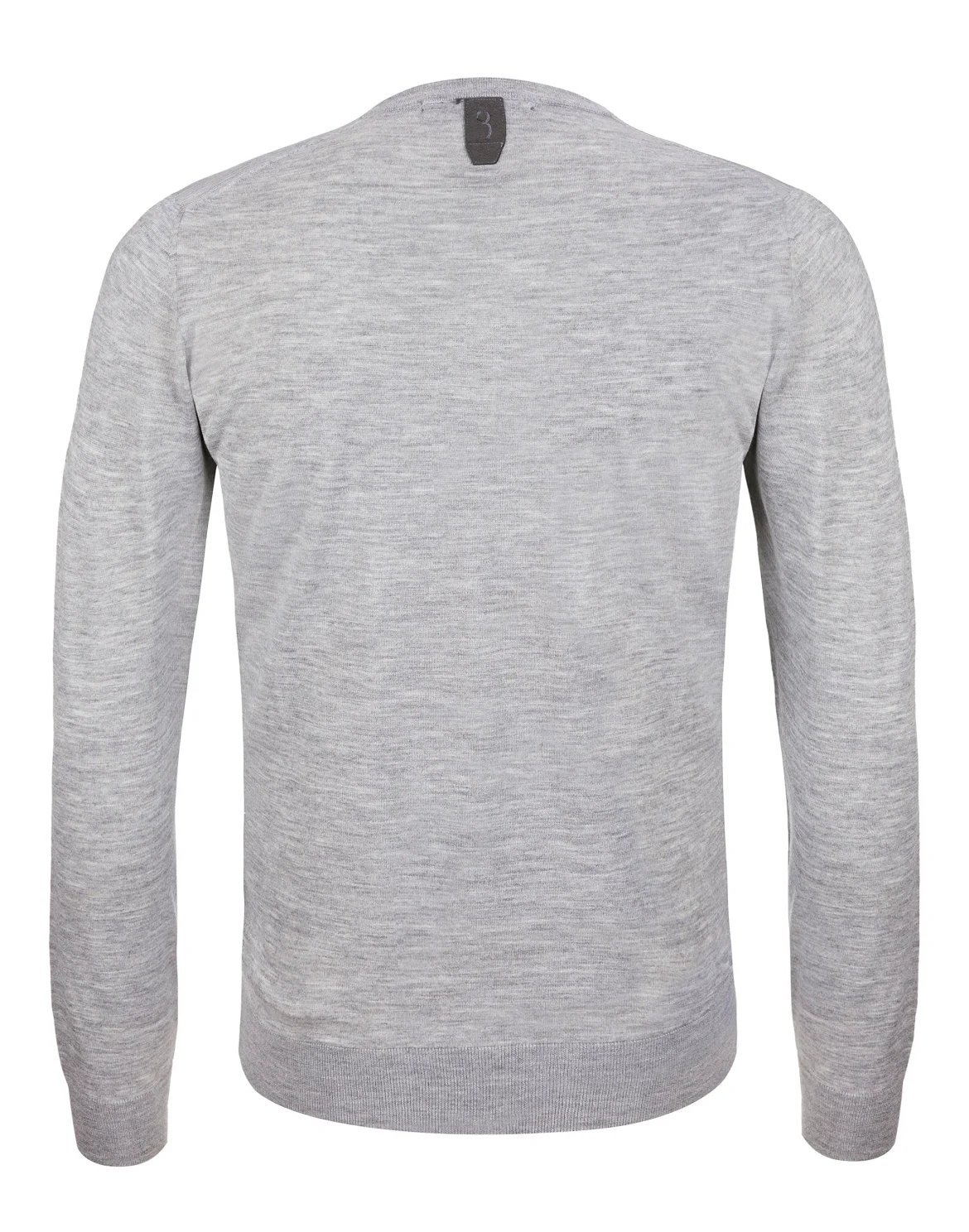 Pullover V-Neck LS "Justin", цвет: Серый