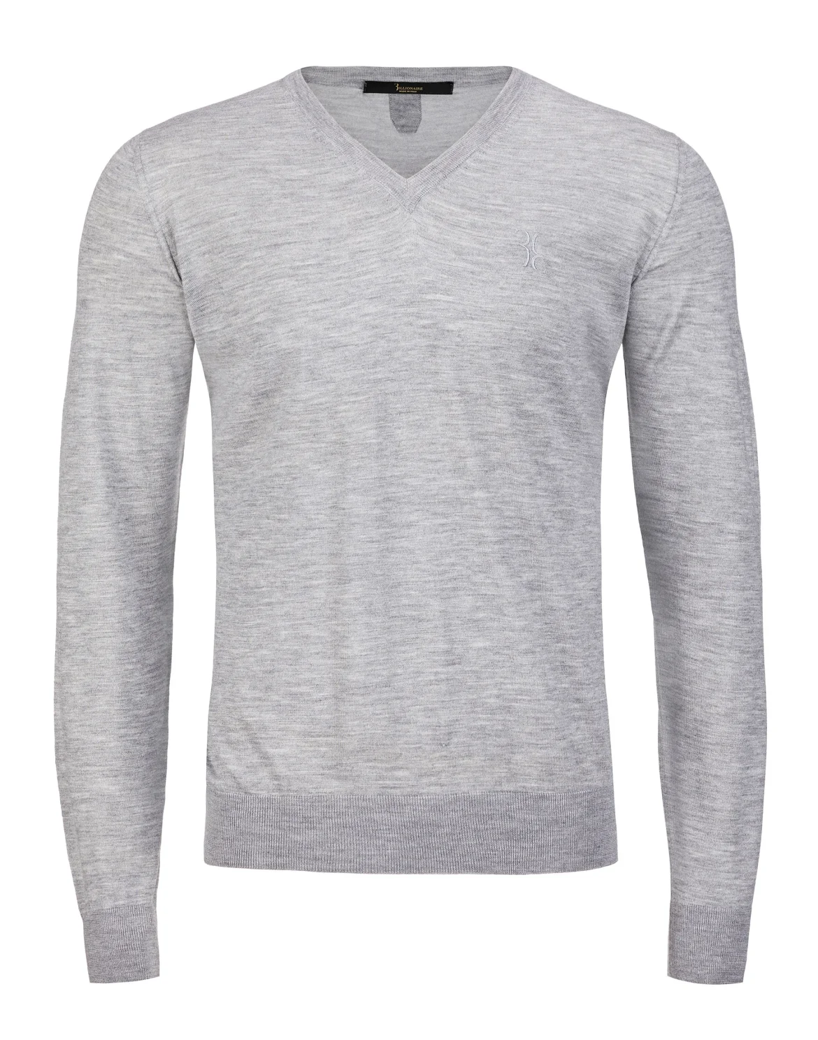 Pullover V-Neck LS "Justin", цвет: Серый
