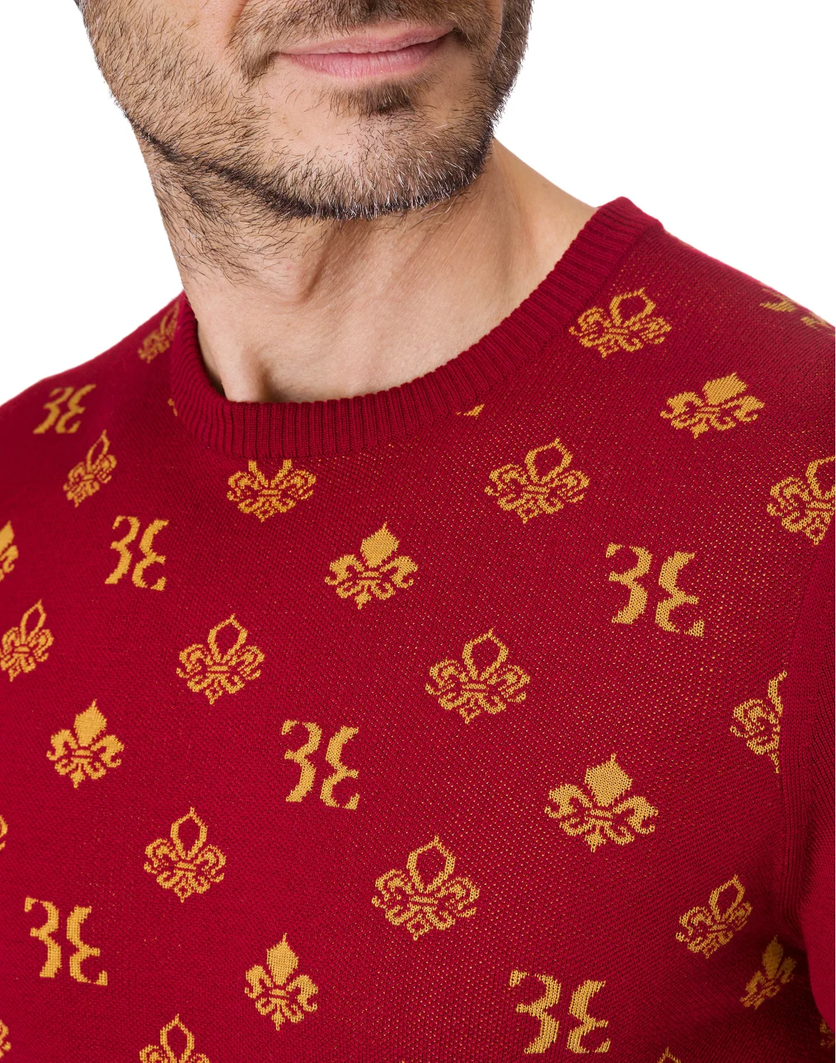 Pullover Round Neck LS "Lars", цвет: Красный