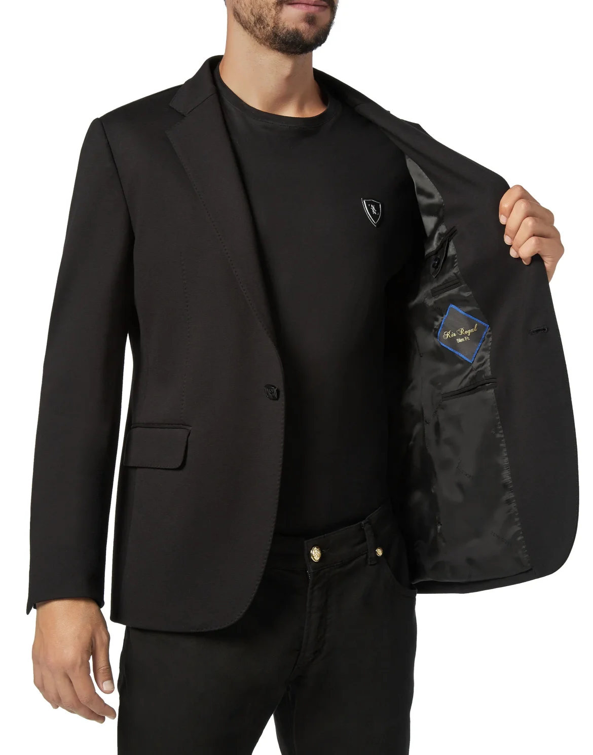 Blazer "Richy" - SLIM FIT, цвет: Черный