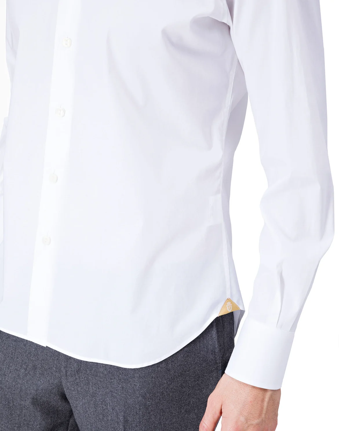 Shirt Silver Cut LS "Tristan", цвет: Белый