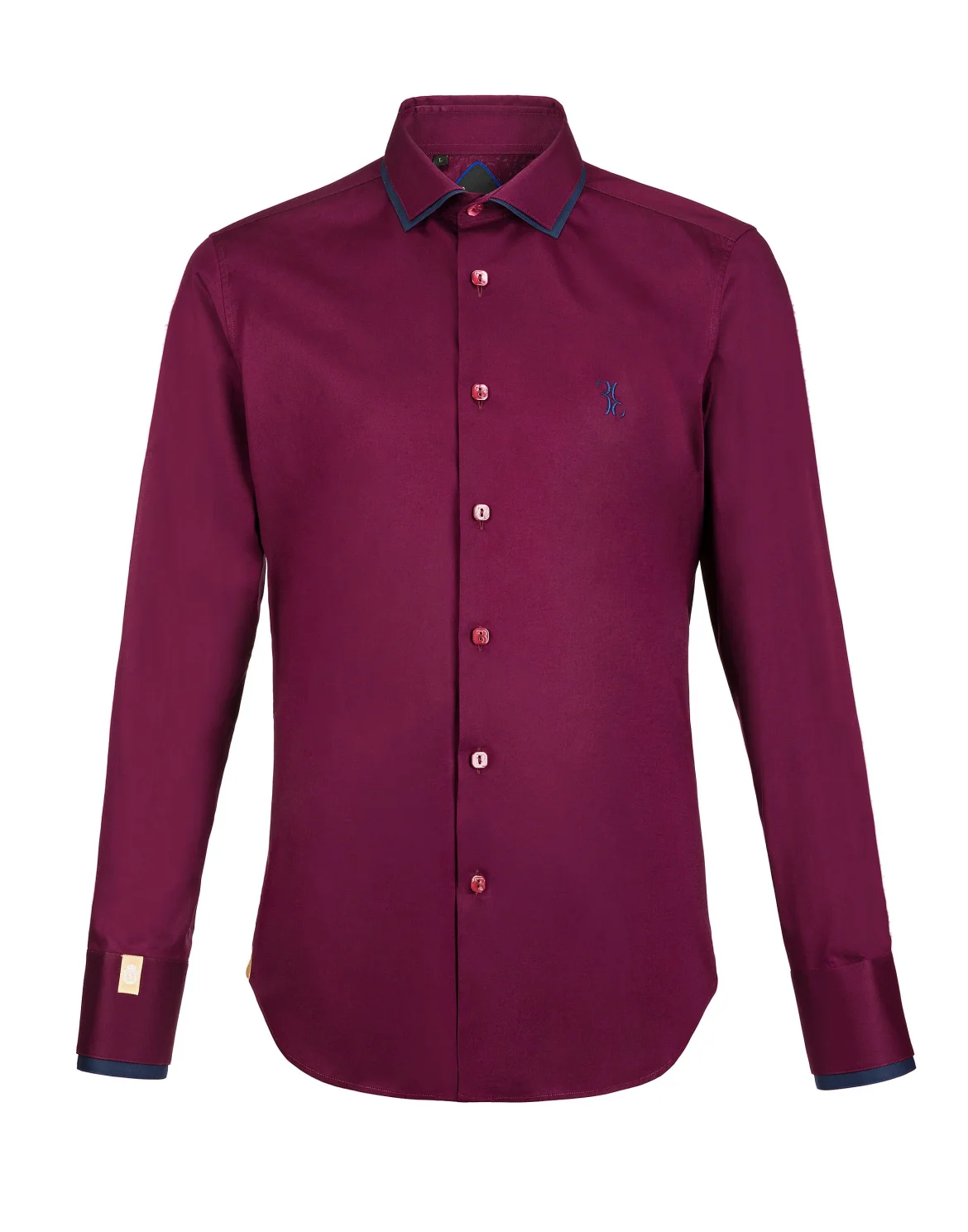Shirt Silver Cut LS "Antòn", цвет: Красный