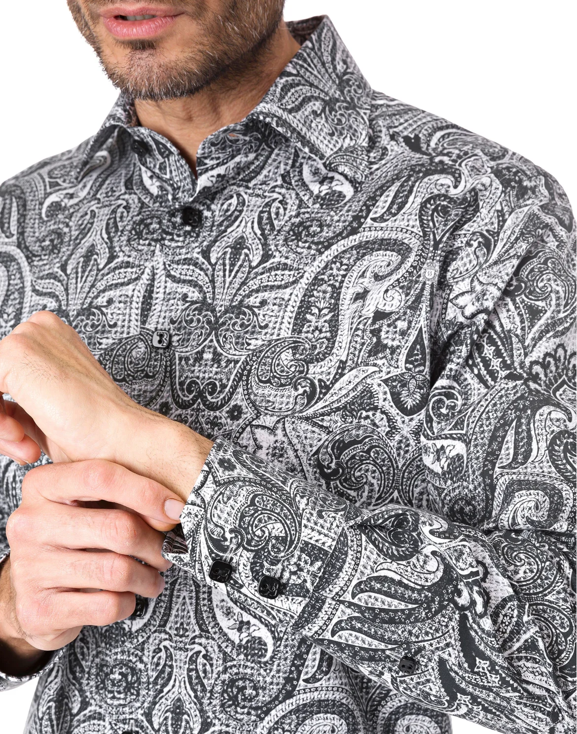 Shirt Silver Cut LS "Damian", цвет: Белый