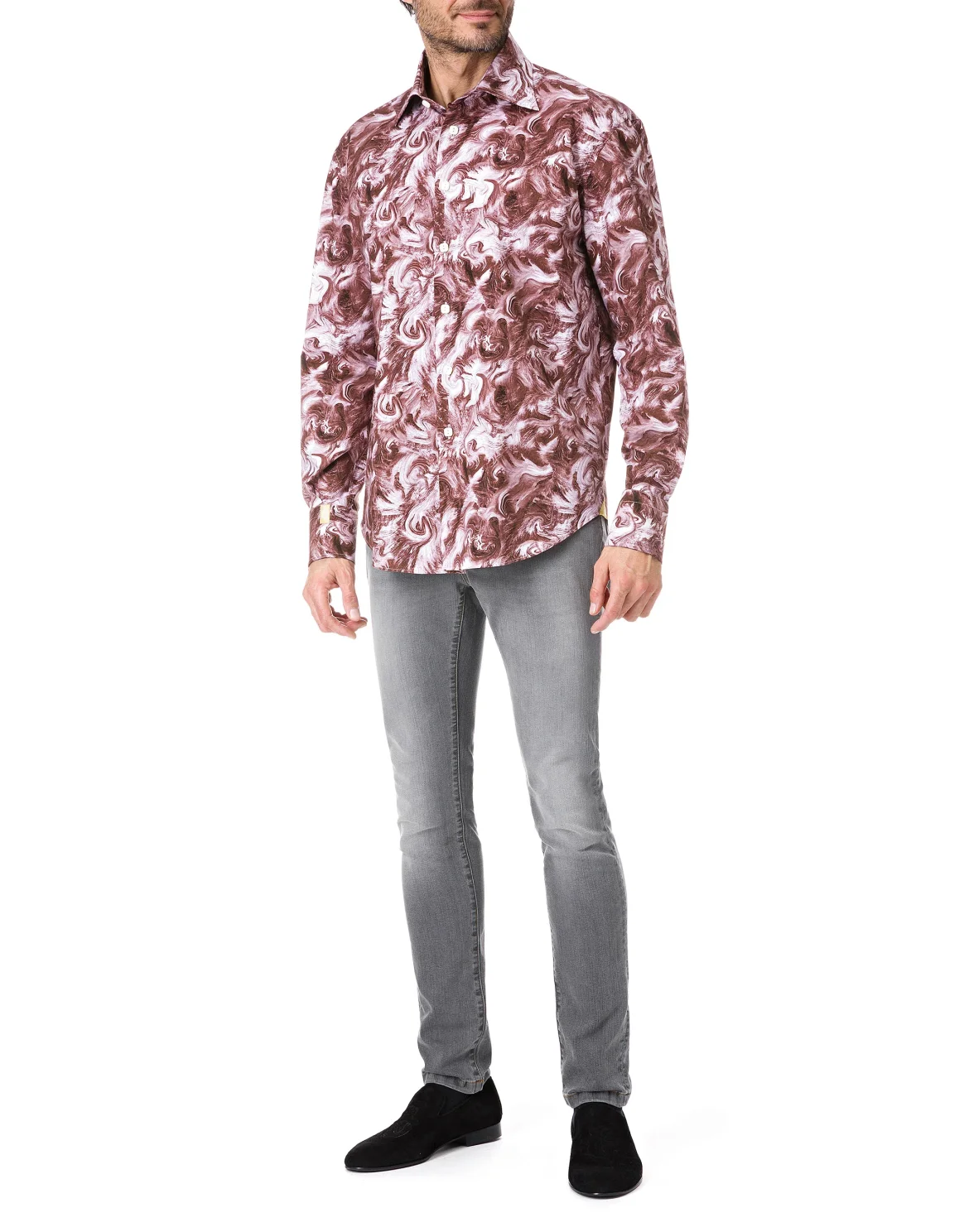 Shirt Gold Cut LS "Enea", цвет: Красный
