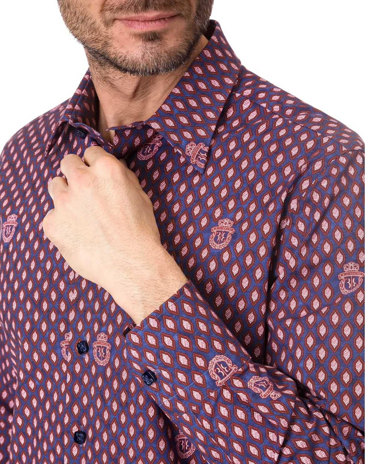 Shirt Silver Cut LS "Gabriel", цвет: Серый