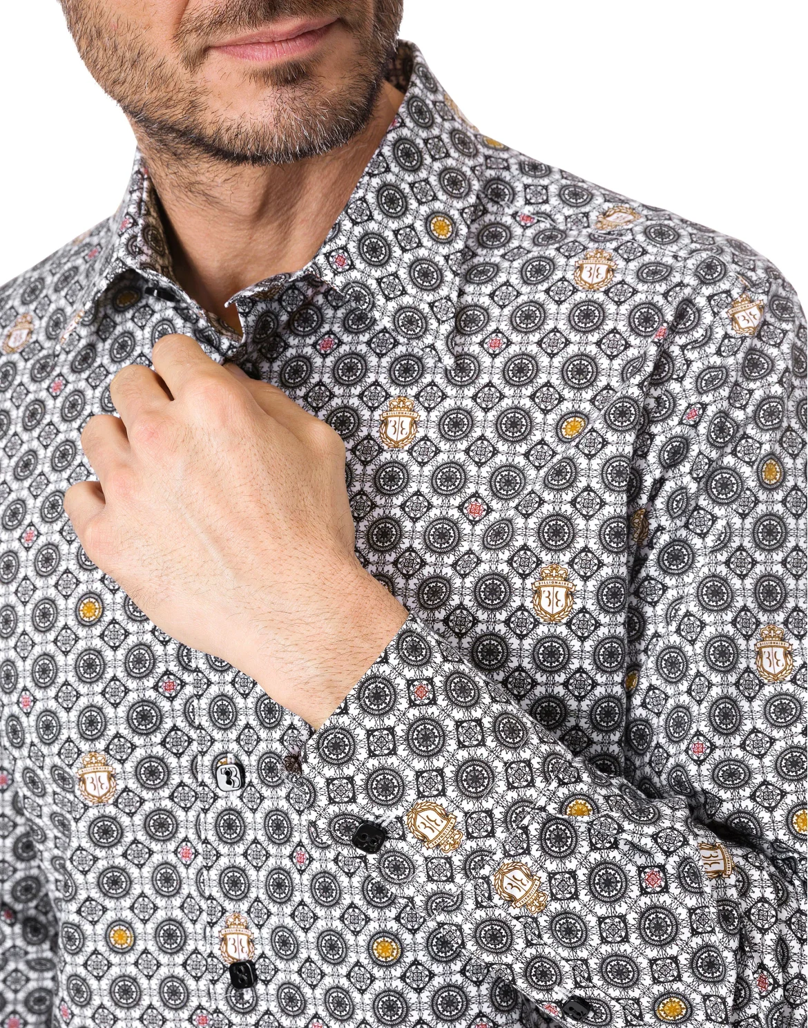 Shirt Silver Cut LS "Gaspard", цвет: Белый