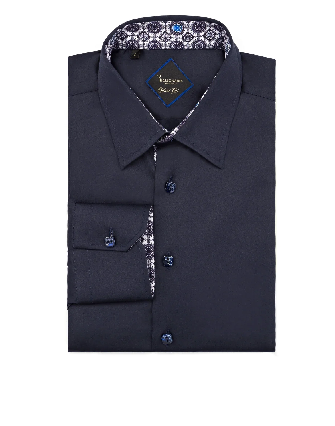 Shirt Silver Cut LS "Gil", цвет: Синий