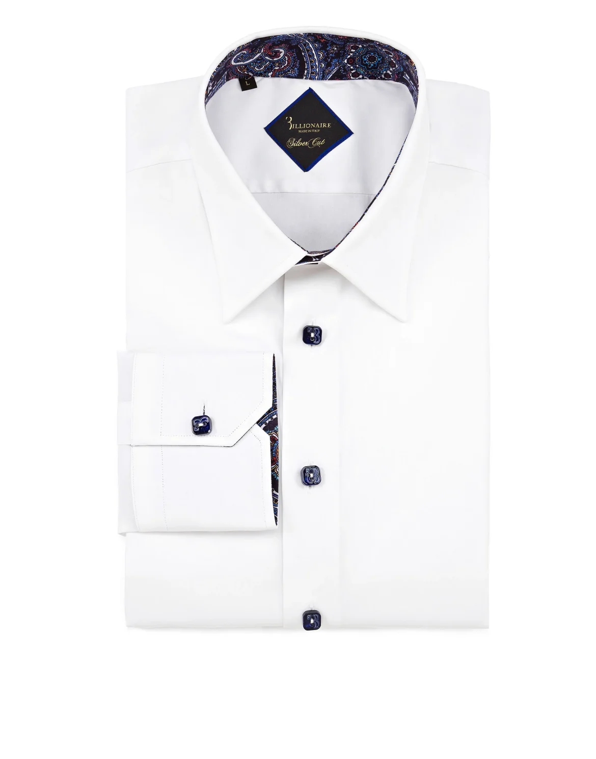 Shirt Silver Cut LS "Gonzalo", цвет: Белый