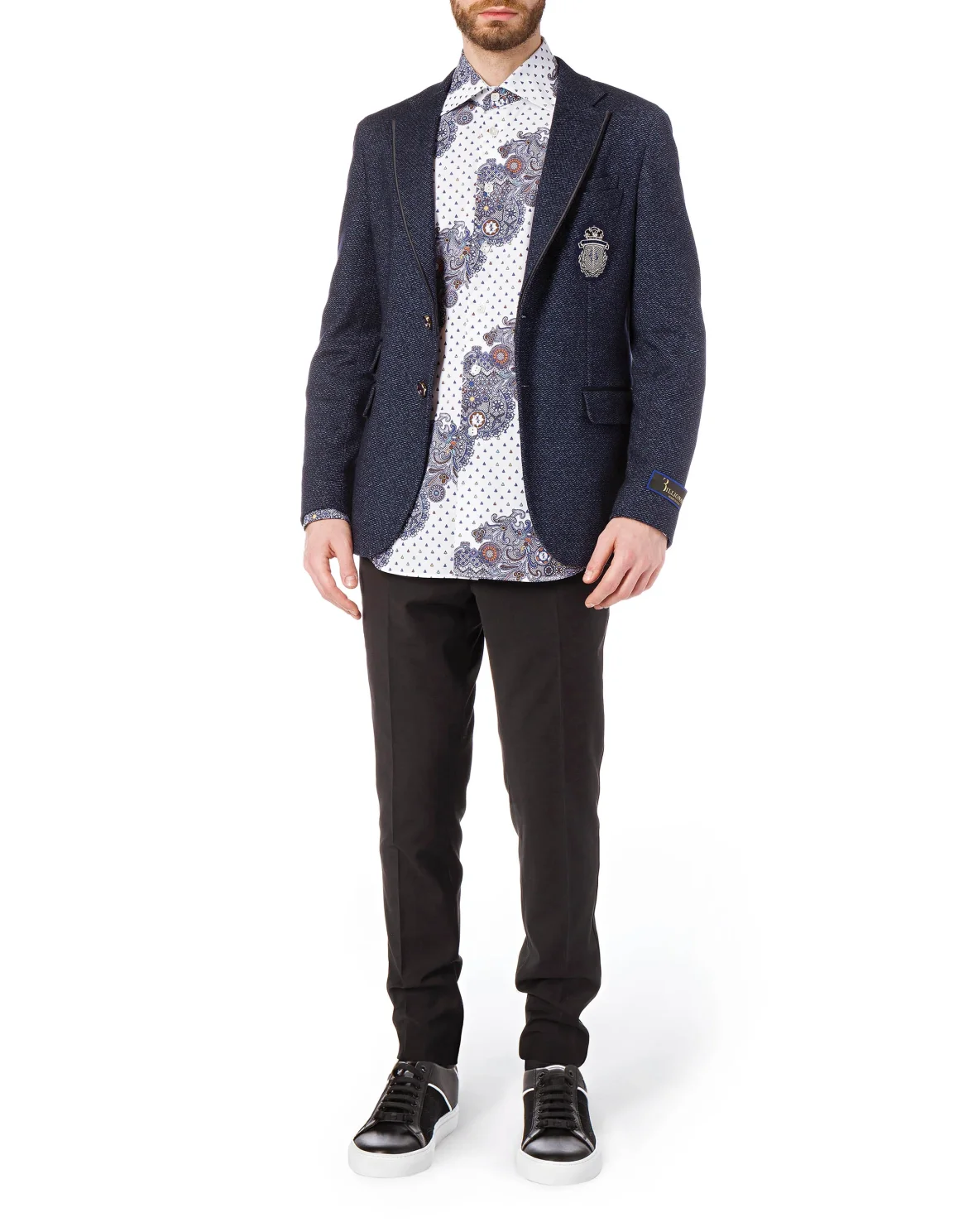 Shirt Silver Cut LS "Flavio", цвет: Белый