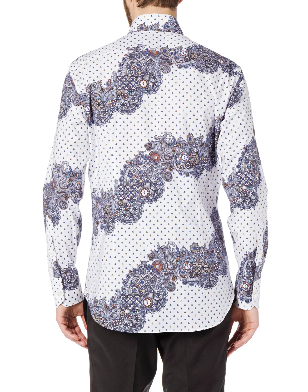Shirt Silver Cut LS "Flavio", цвет: Белый