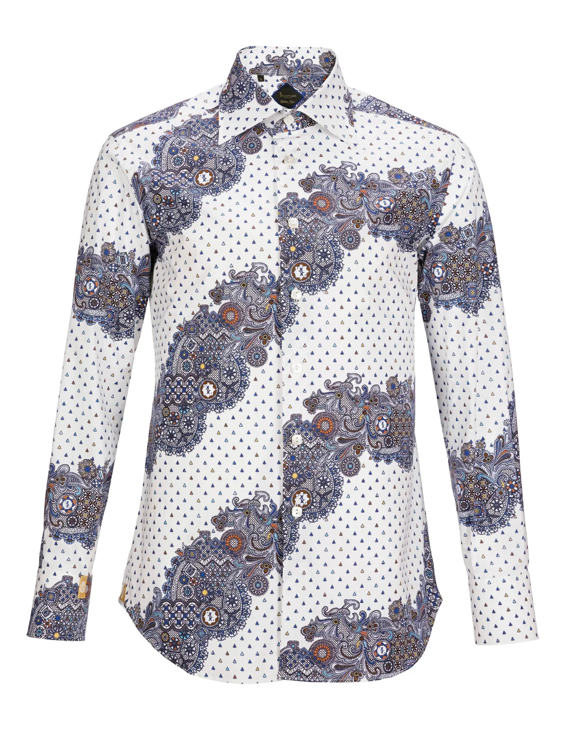 Shirt Silver Cut LS "Flavio", цвет: Белый
