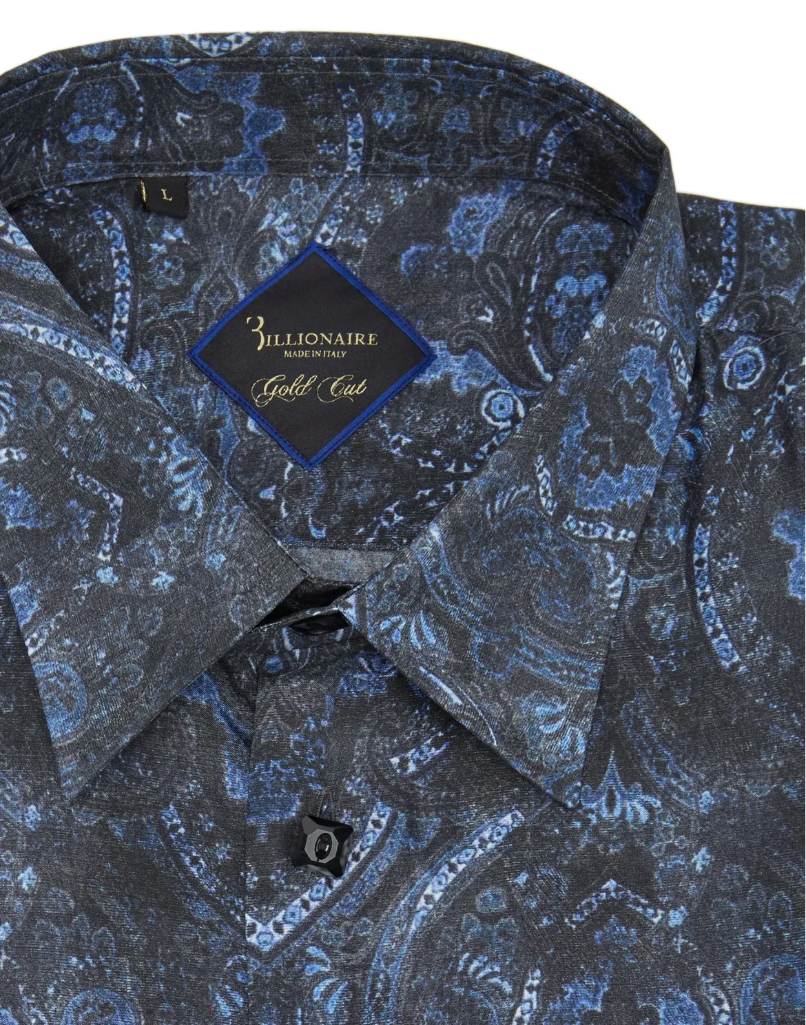 Shirt Gold Cut LS "Thiago", цвет: Черный