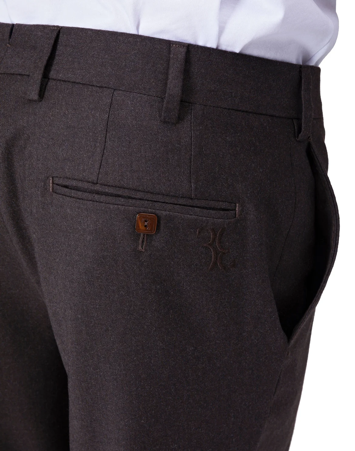 Long Trousers "Jonny" -DROP 6, цвет: Коричневый