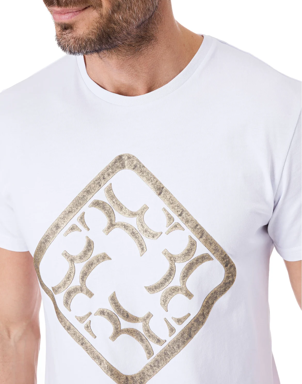 T-shirt Round Neck SS "Roger", цвет: Белый