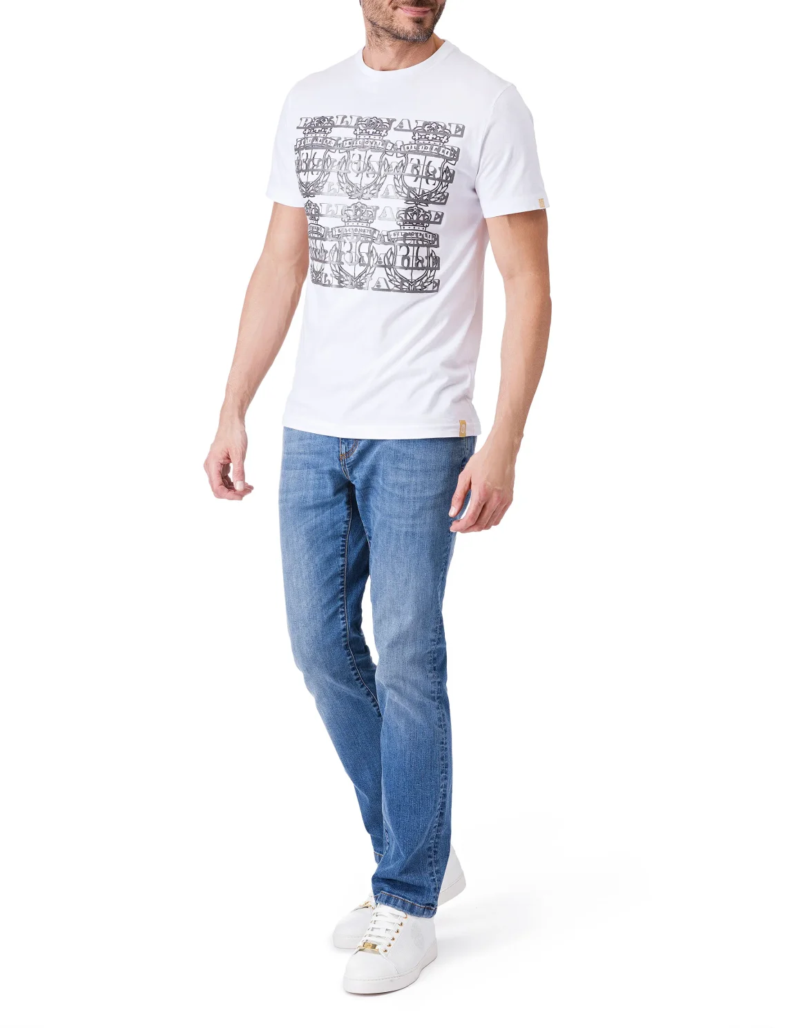 T-shirt Round Neck SS "Caleb", цвет: Белый