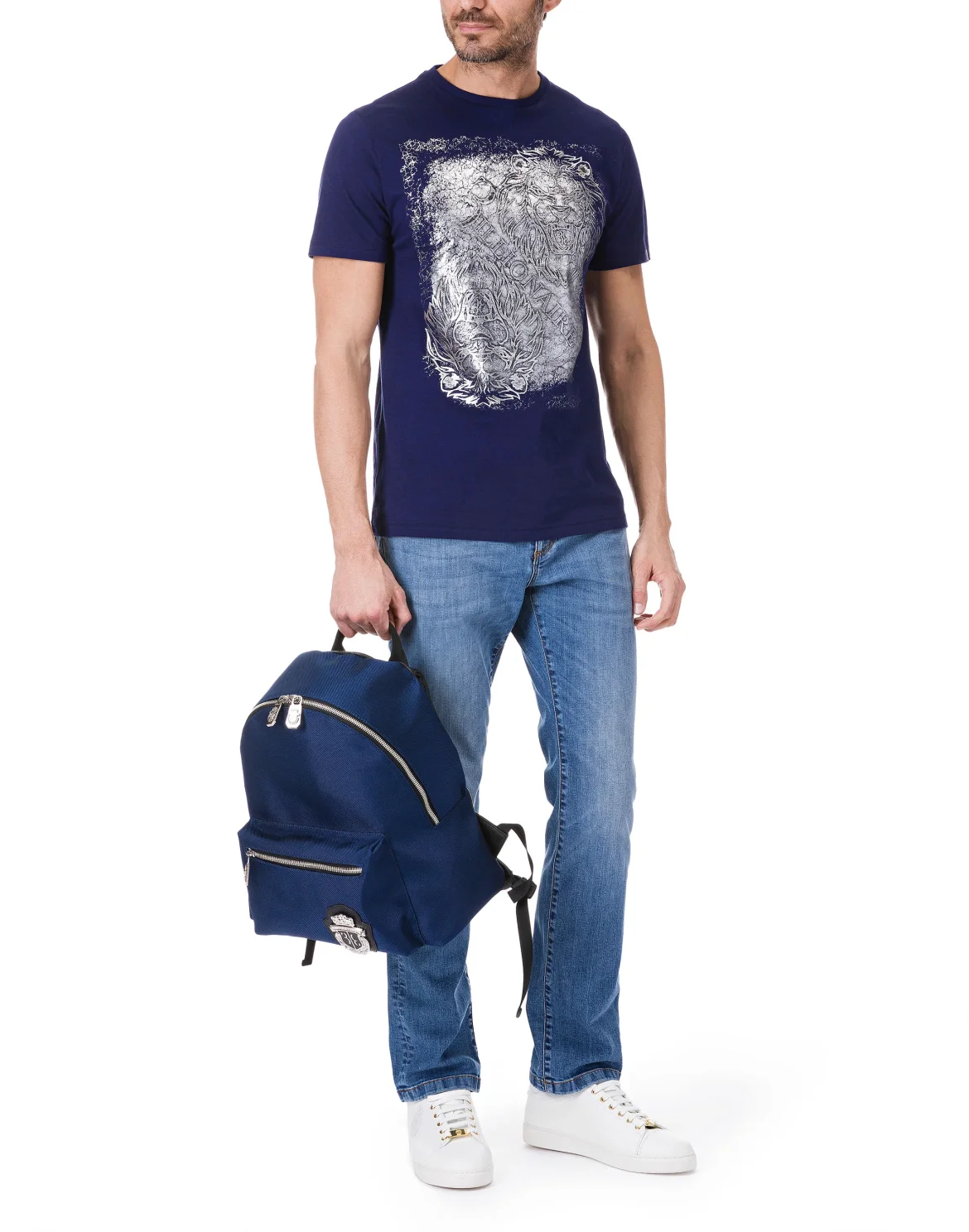 T-shirt Round Neck SS "Dillon", цвет: Синий