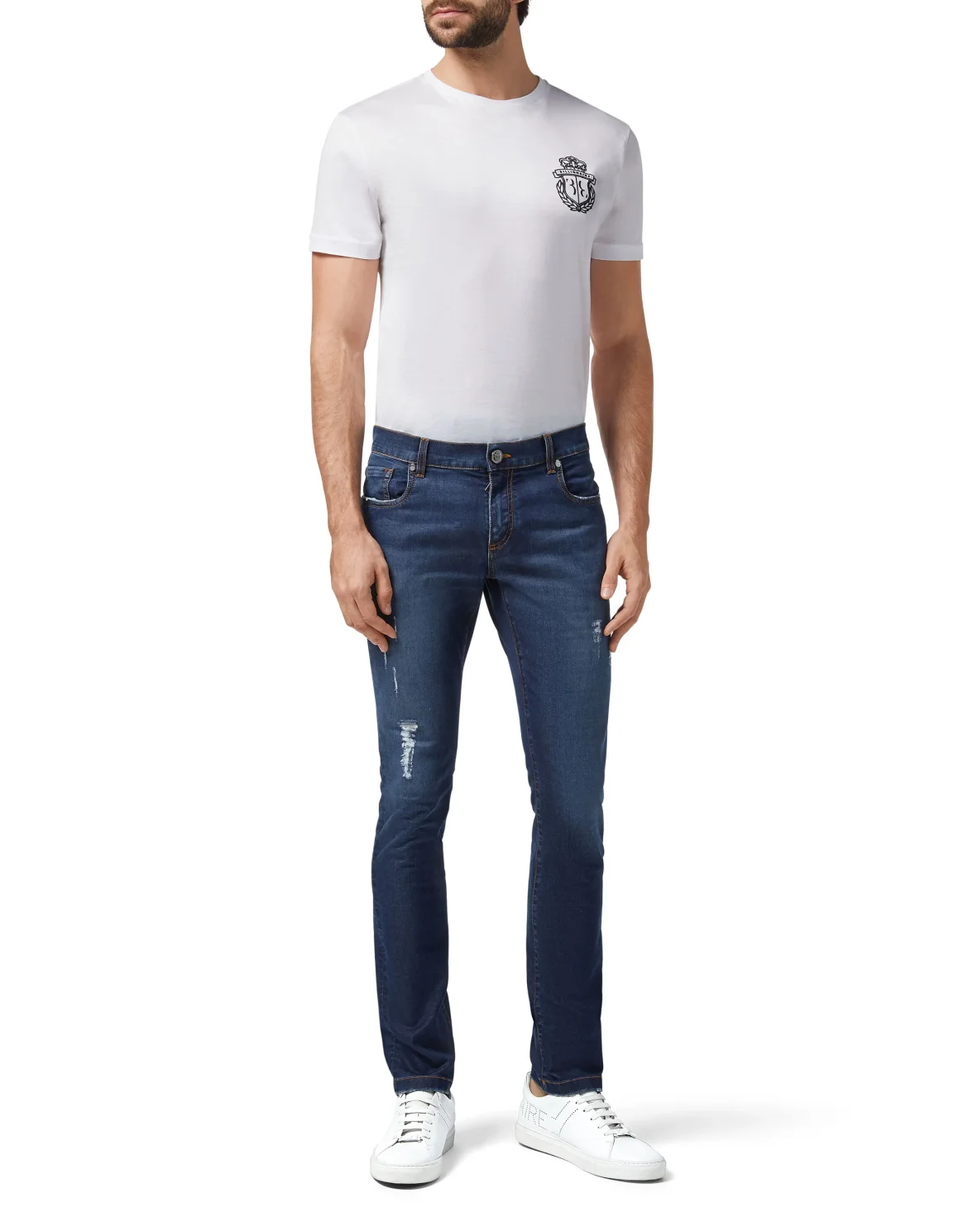 Super slim fit Crest, цвет: Синий