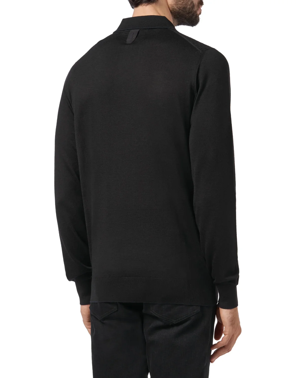 Pullover Polo-Neck LS Crest, цвет: Черный