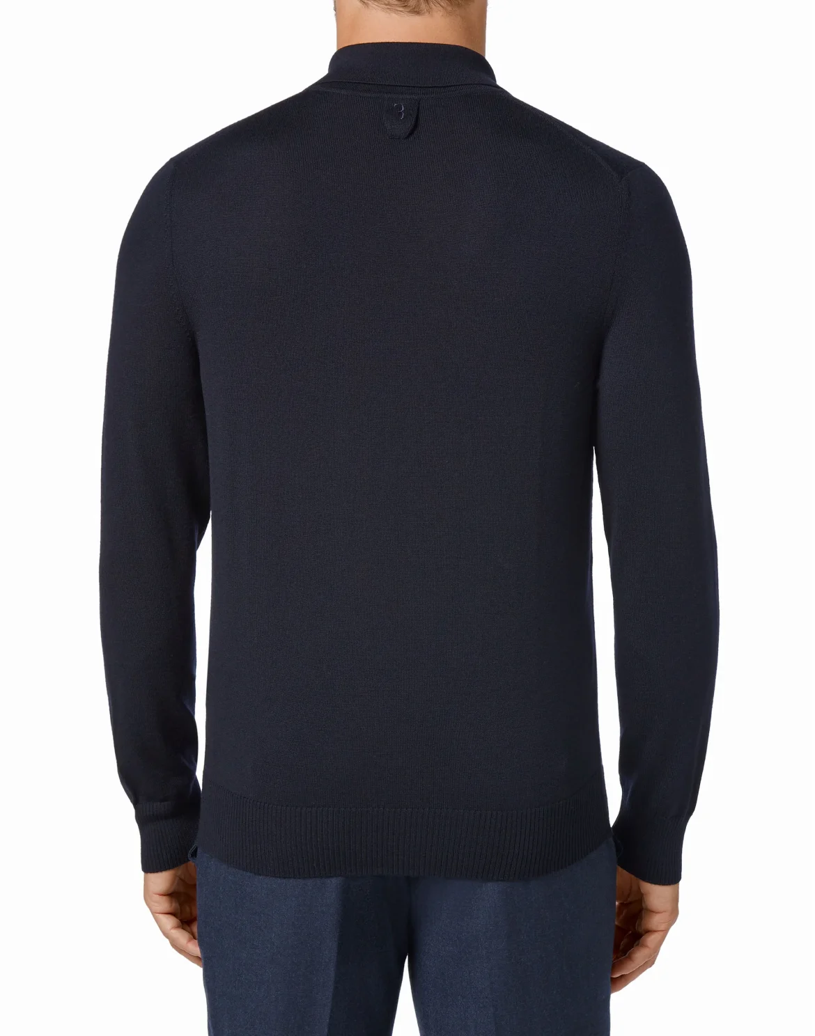 Pullover zip mock Crest, цвет: Синий