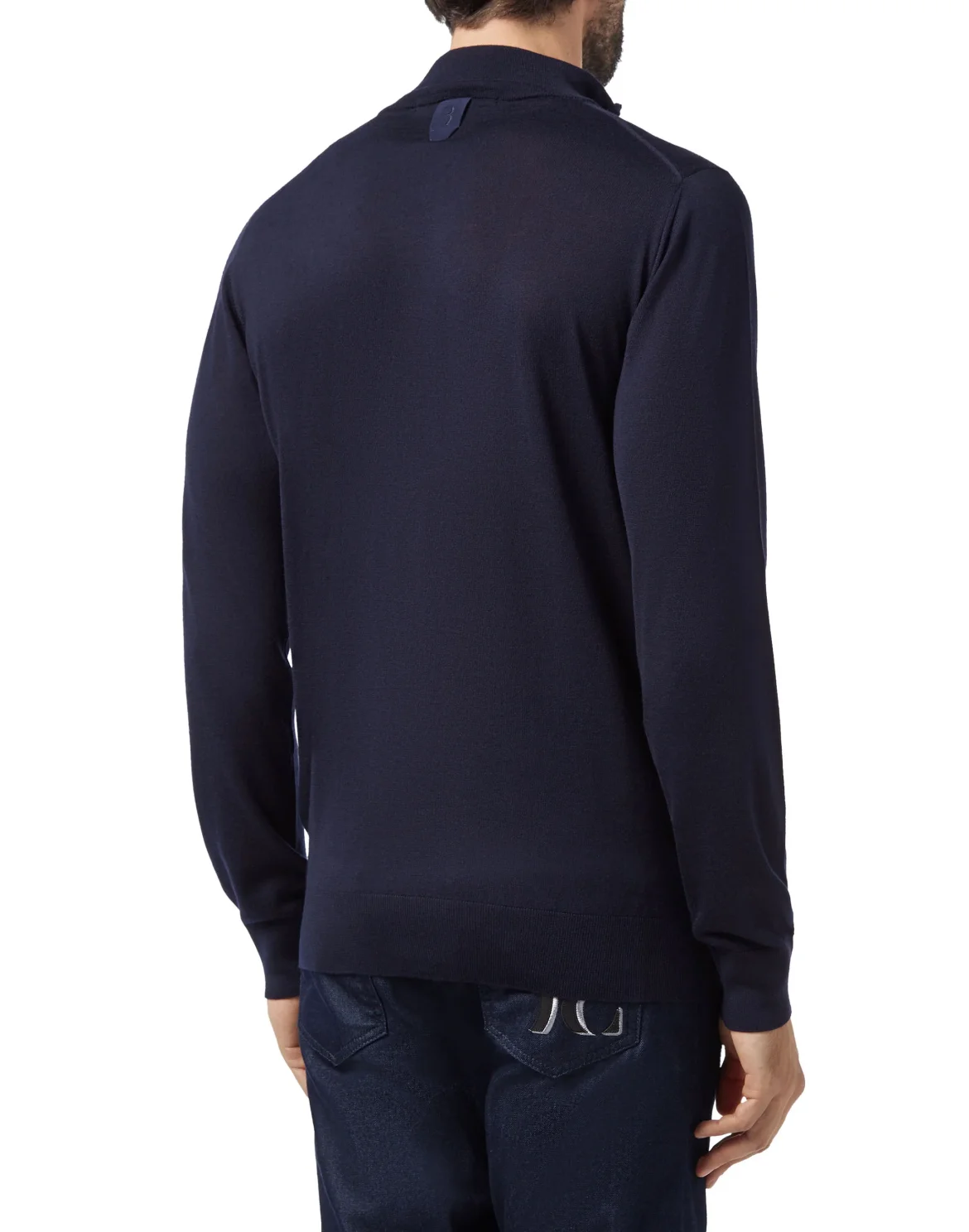 Pullover zip mock Giglio, цвет: Синий