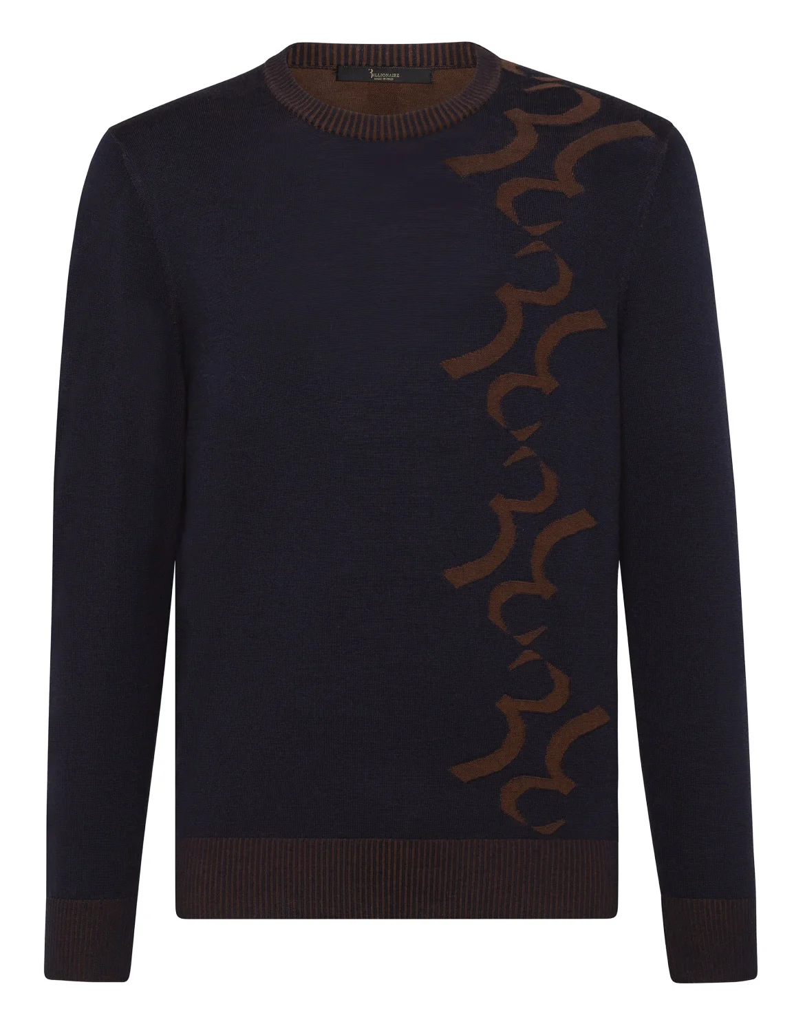 Pullover Round Neck LS Double B, цвет: Синий