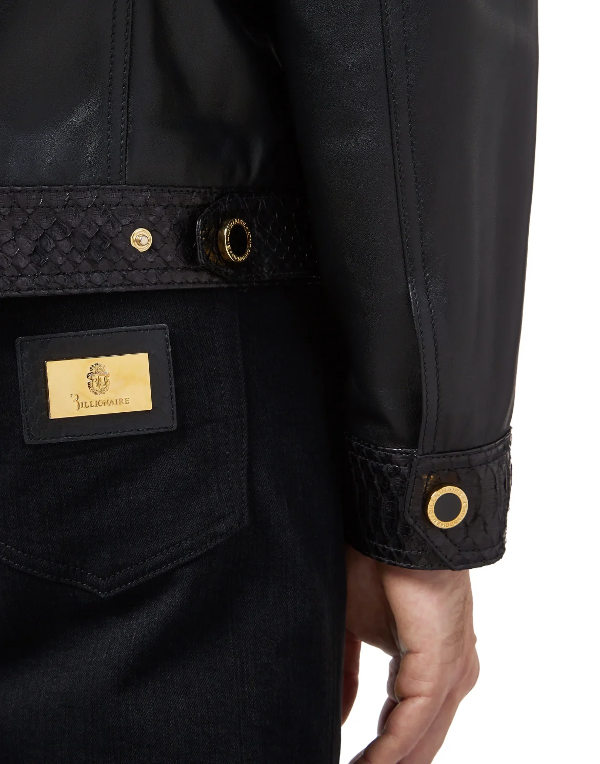 Leather Jacket Luxury, цвет: Черный