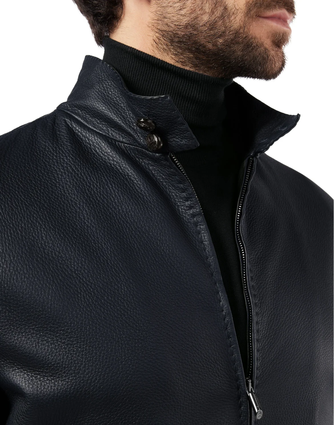 Leather Jacket Crest, цвет: Синий