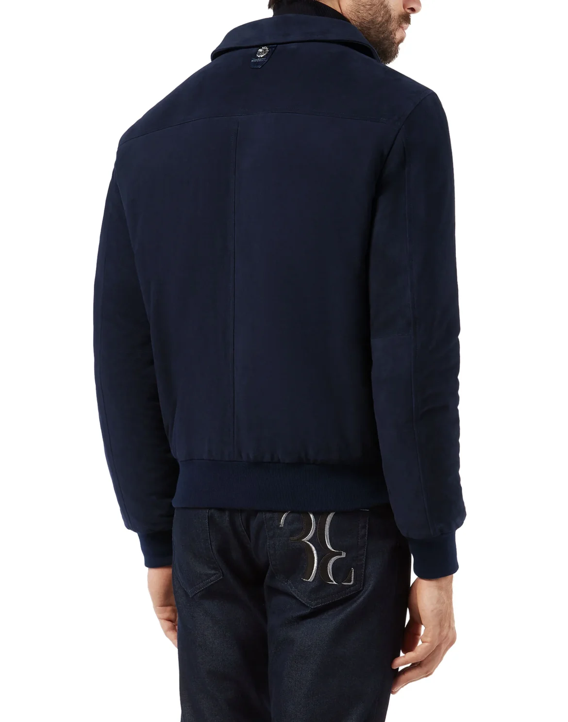 Leather Bomber Statement, цвет: Синий