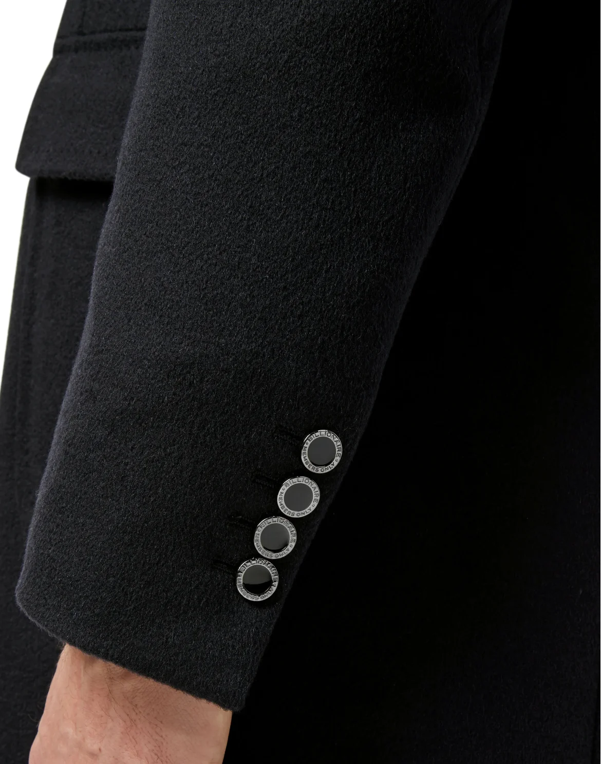 Coat Long Elegant, цвет: Черный