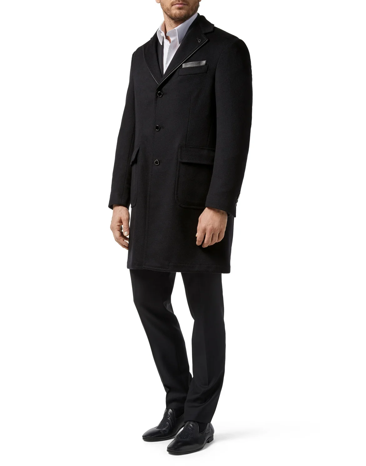 Coat Long Elegant, цвет: Черный