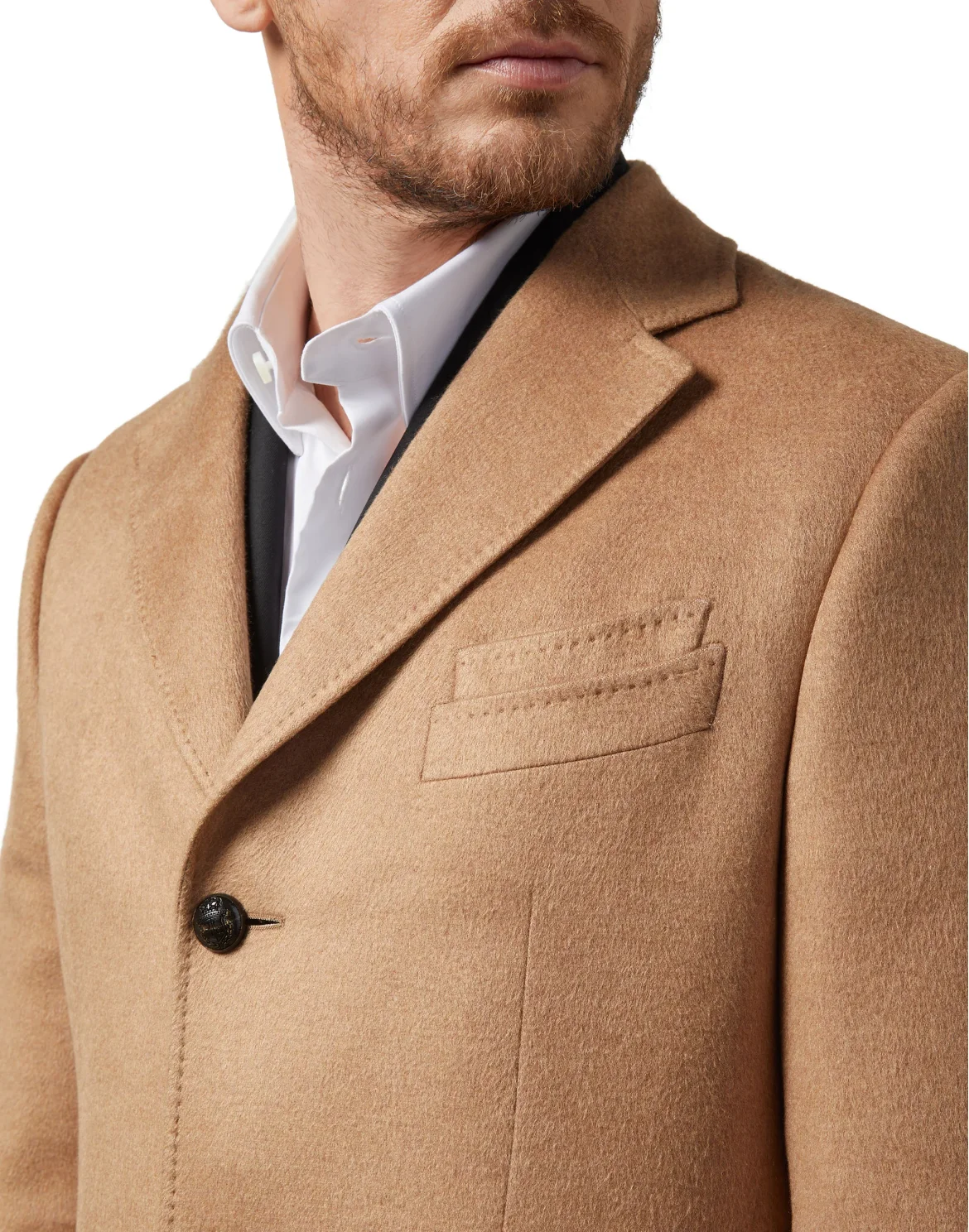 Coat Long Crest, цвет: Бежевый