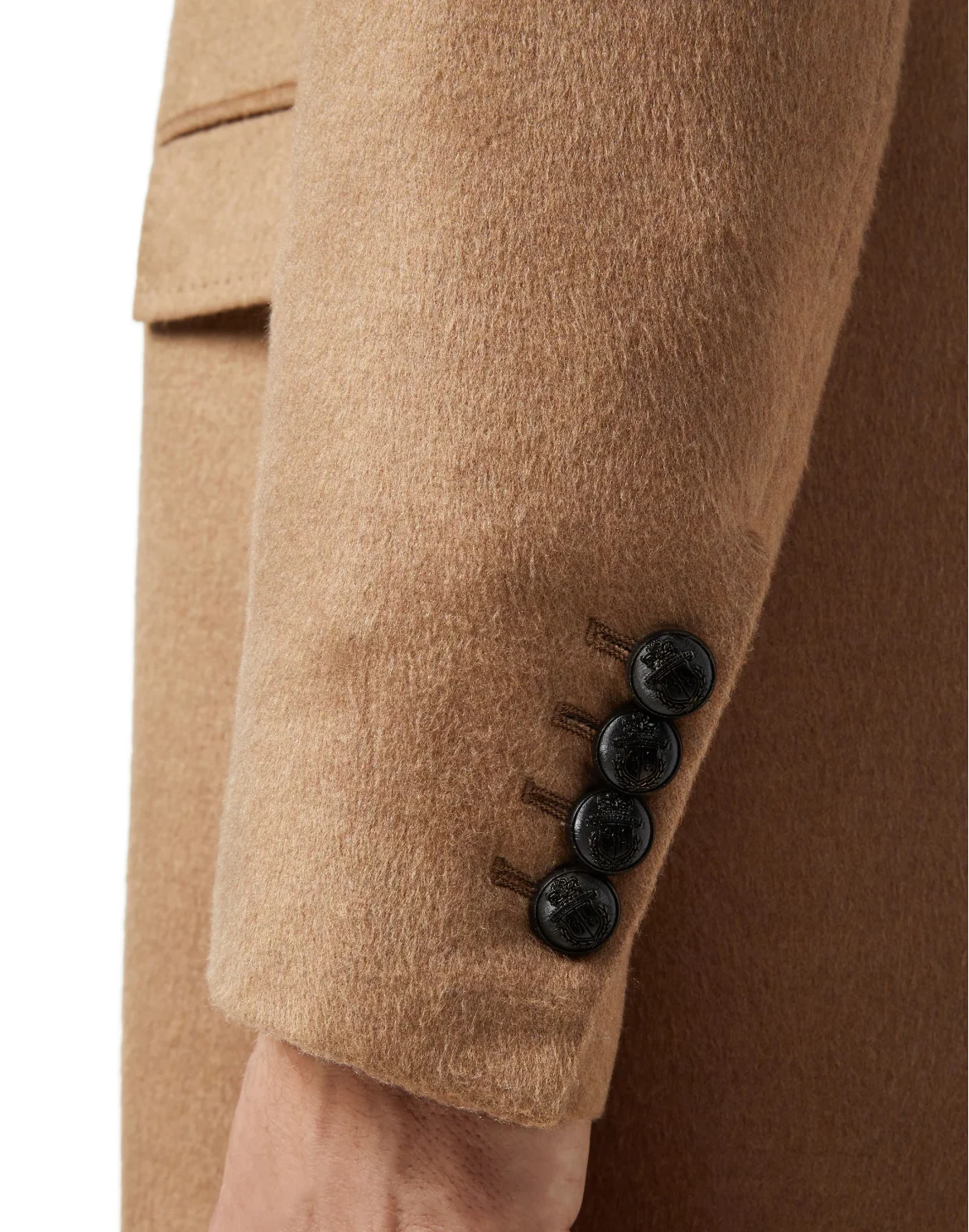 Coat Long Crest, цвет: Бежевый