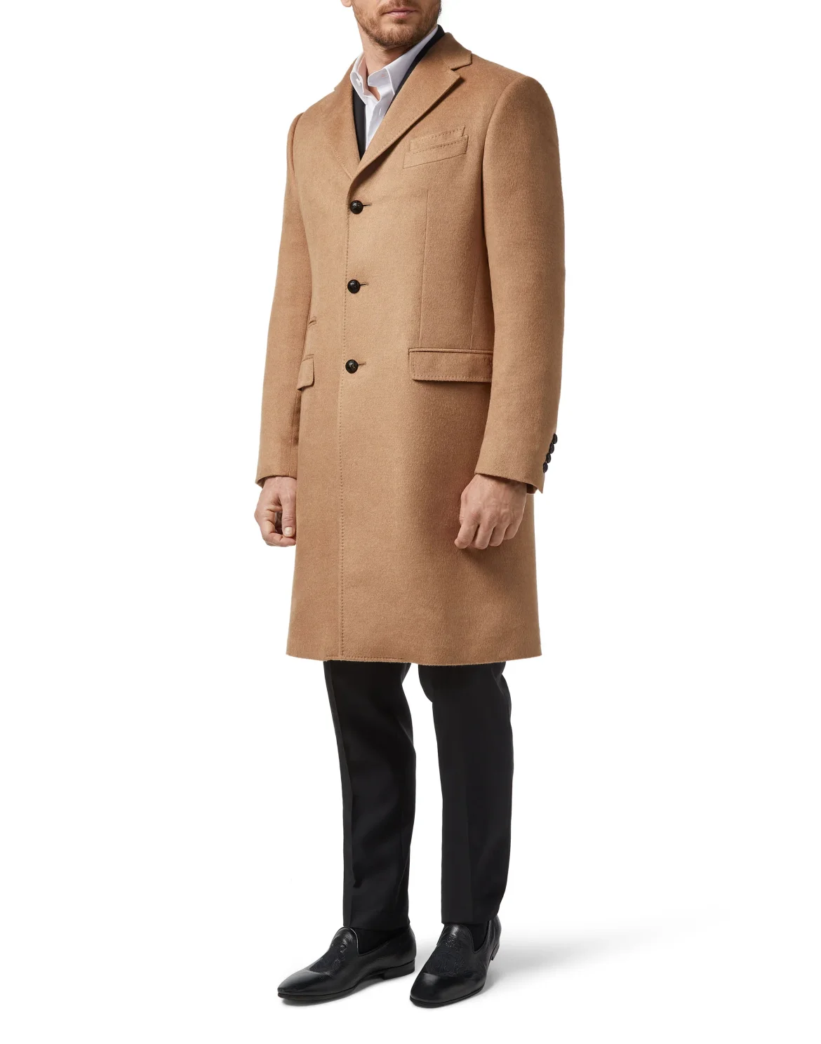 Coat Long Crest, цвет: Бежевый