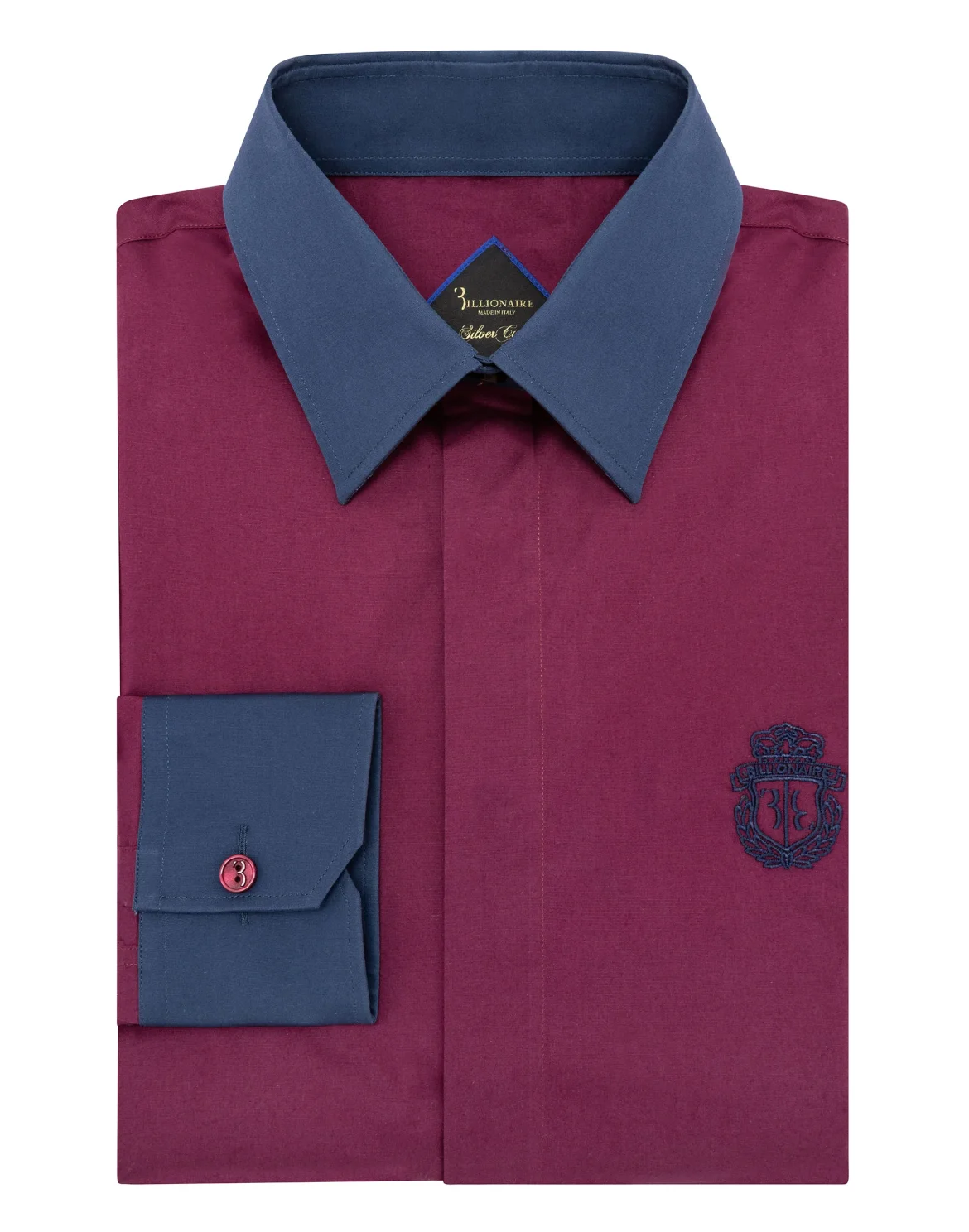 Shirt Silver Cut LS Milano/Multi Crest, цвет: Красный