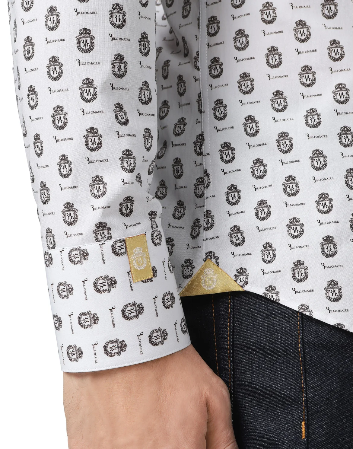 Shirt Silver Cut LS Milano/Multi Crest, цвет: Белый