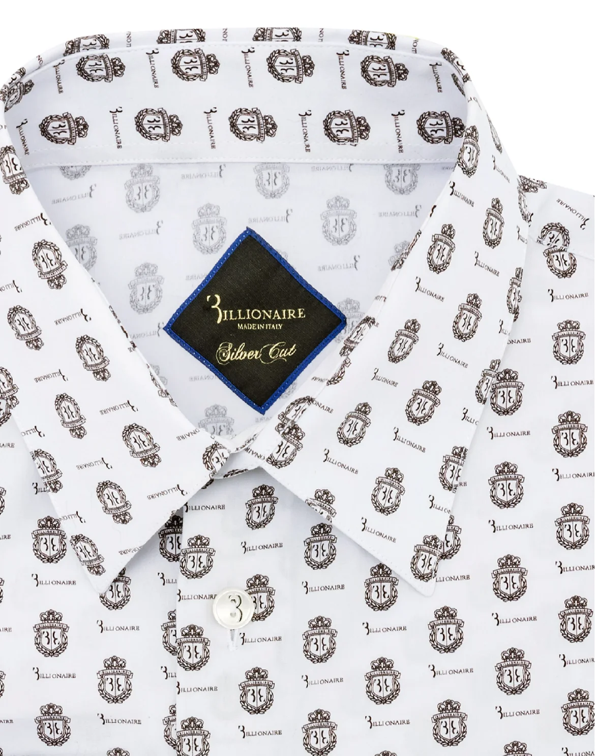Shirt Silver Cut LS Milano/Multi Crest, цвет: Белый