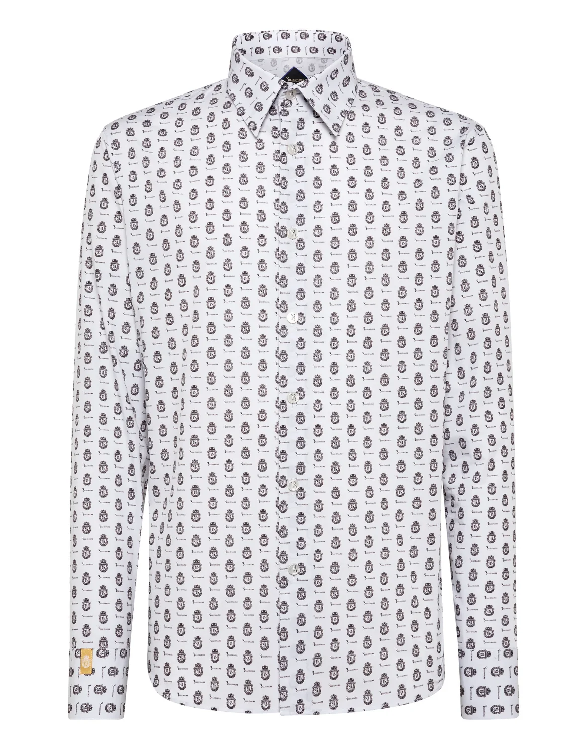Shirt Silver Cut LS Milano/Multi Crest, цвет: Белый