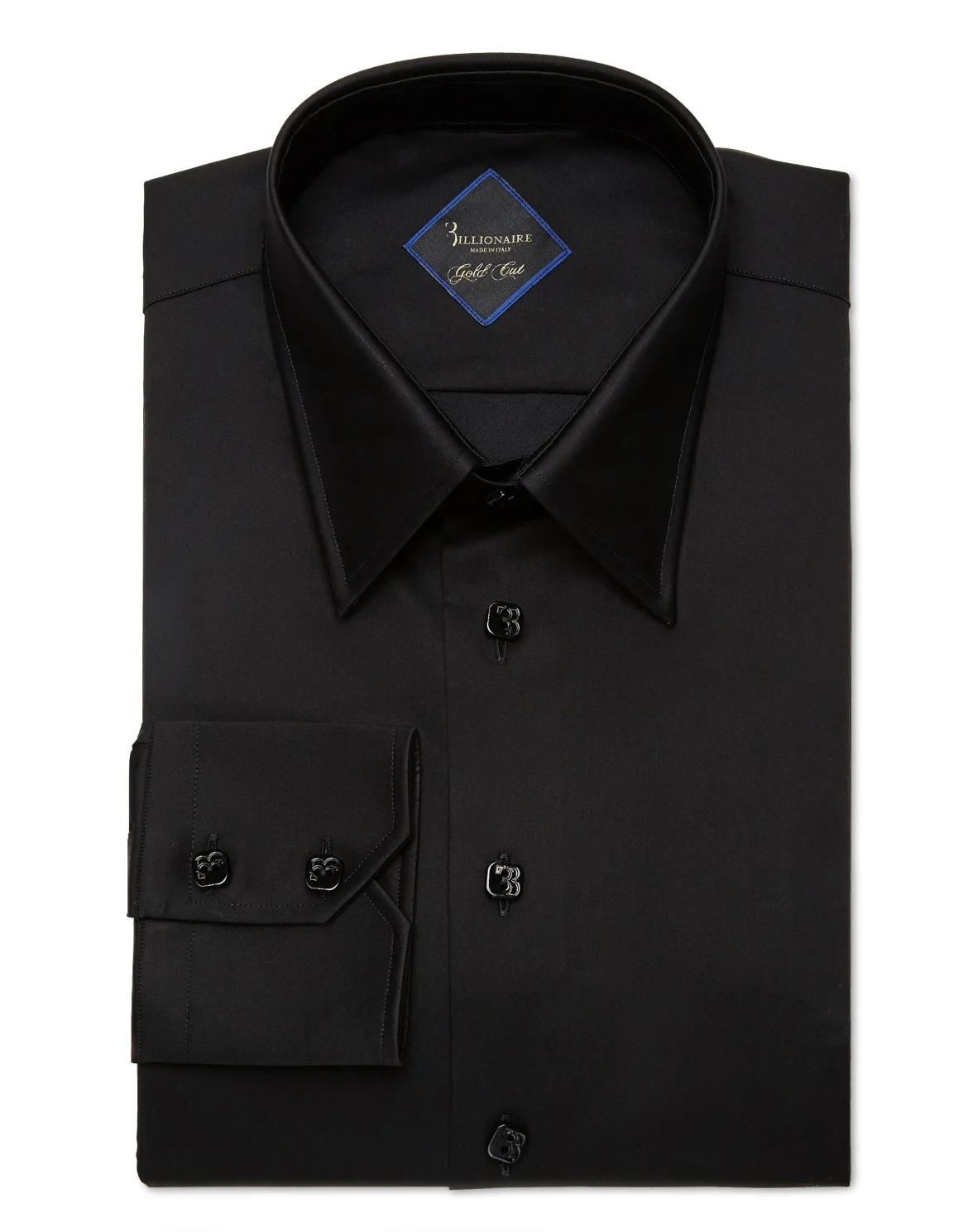Shirt Gold Cut LS Milano/Watch Double B, цвет: Черный