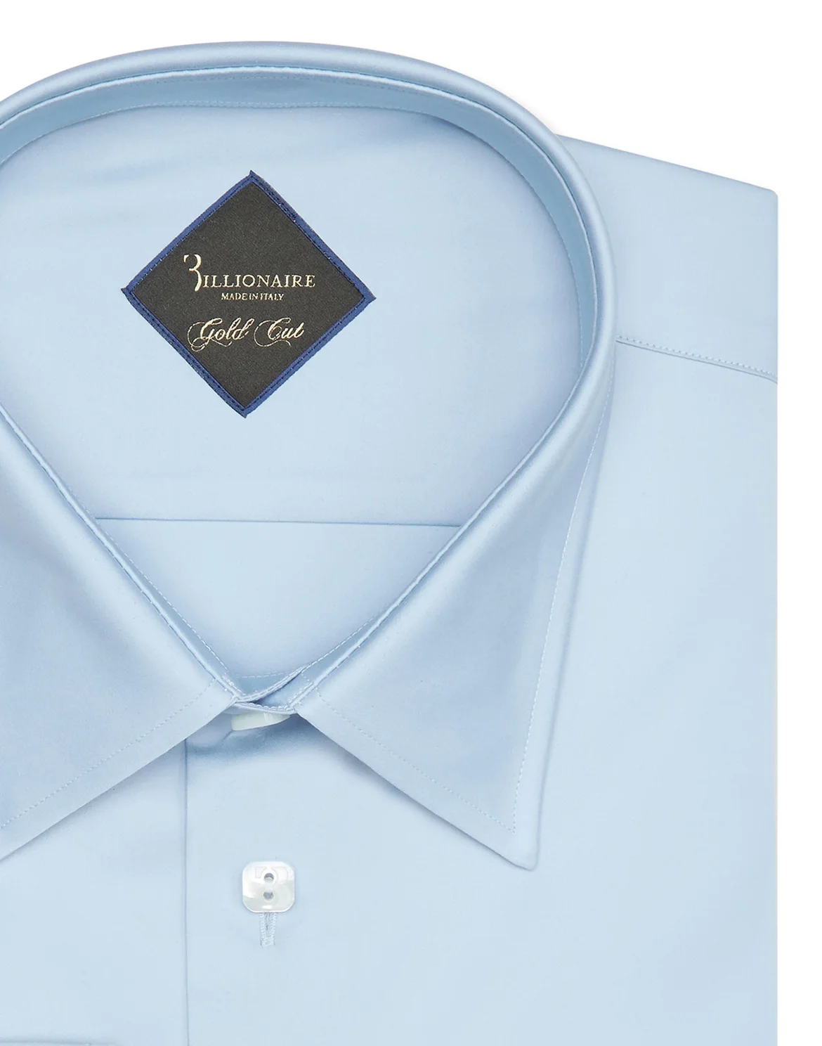 Shirt Gold Cut LS Milano/Watch Double B, цвет: Голубой