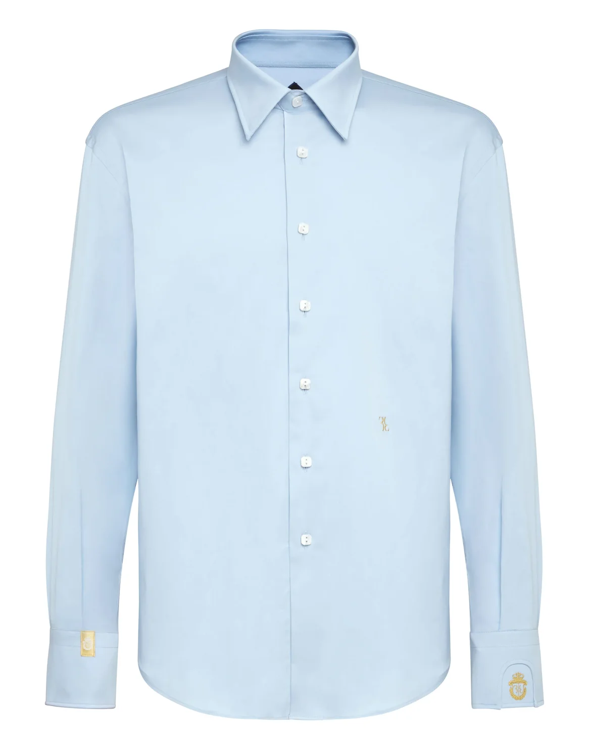 Shirt Gold Cut LS Milano/Watch Double B, цвет: Голубой